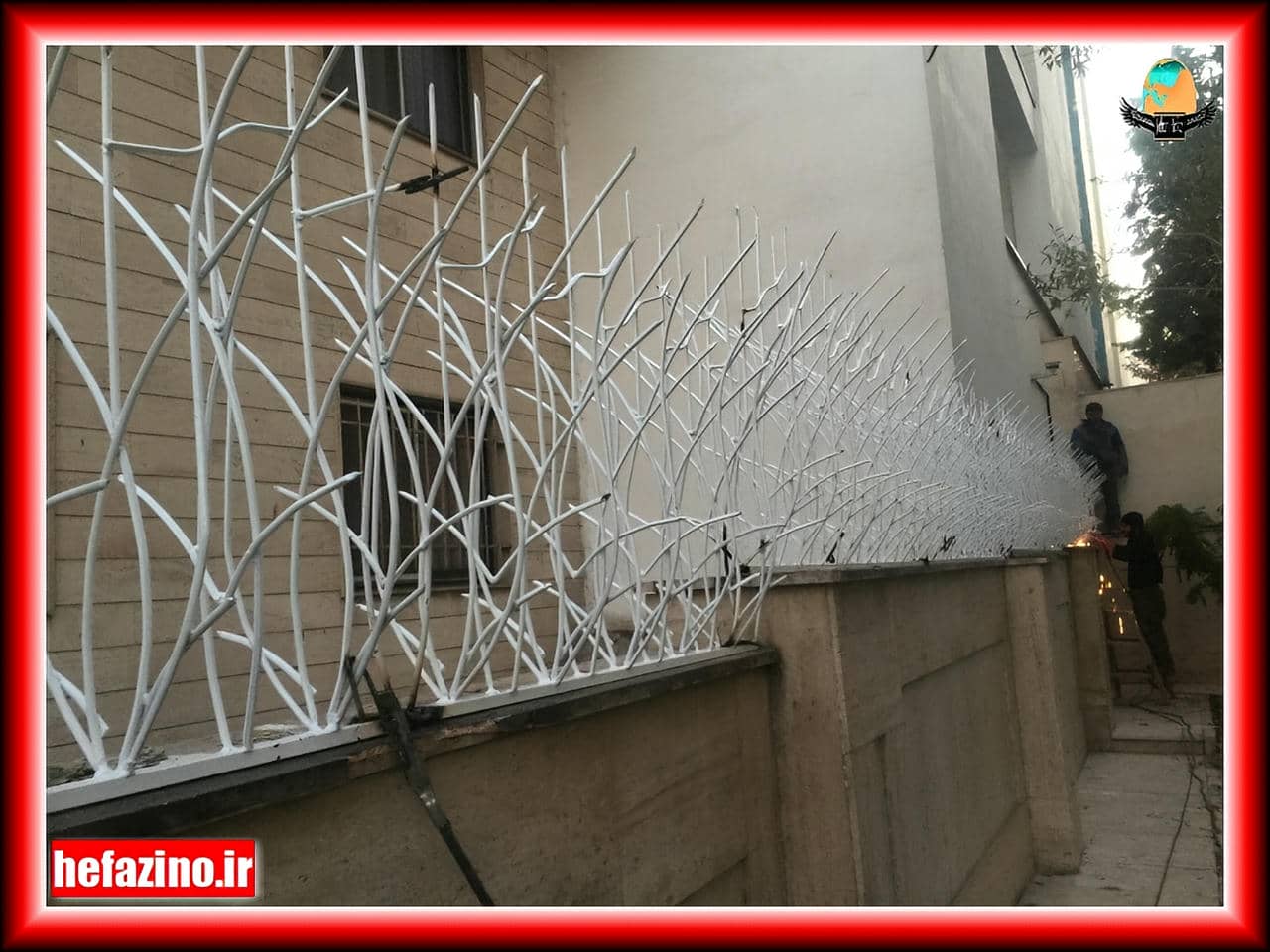 حفاظ شاخ گوزنی ساختمان حفاظ شاخ گوزنی ساختمان