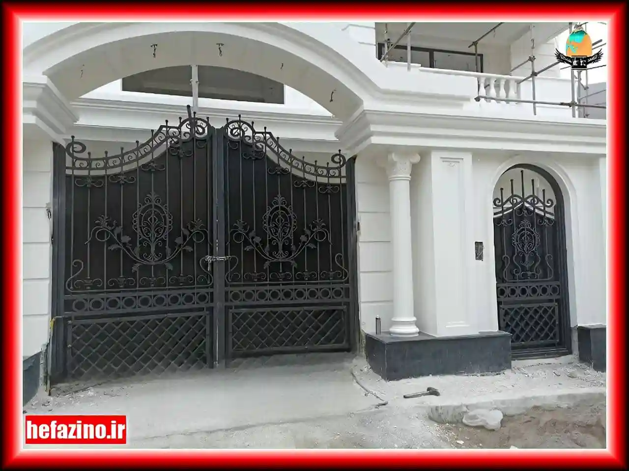 اندازه و ابعاد استاندارد درب فرفورژه