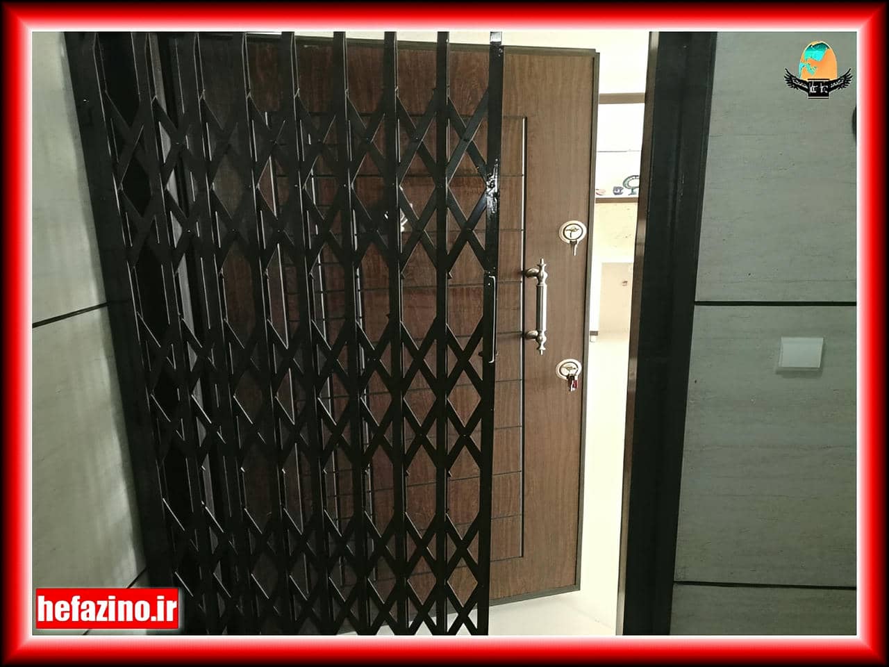 بهترین حفاظ آکاردئونی فلزی آپارتمان