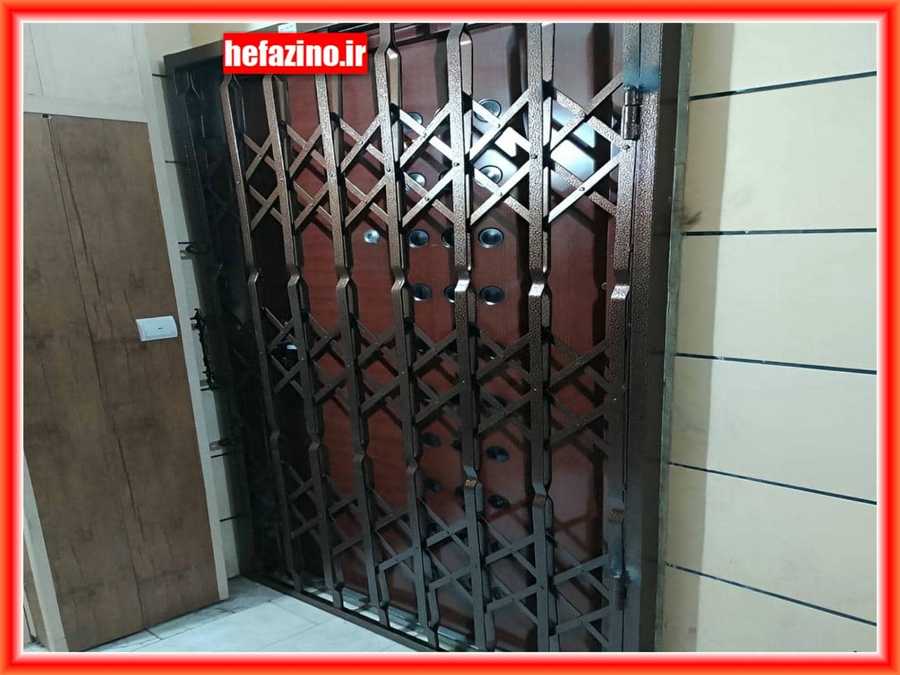 چگونگی نصب حفاظ آکاردئونی