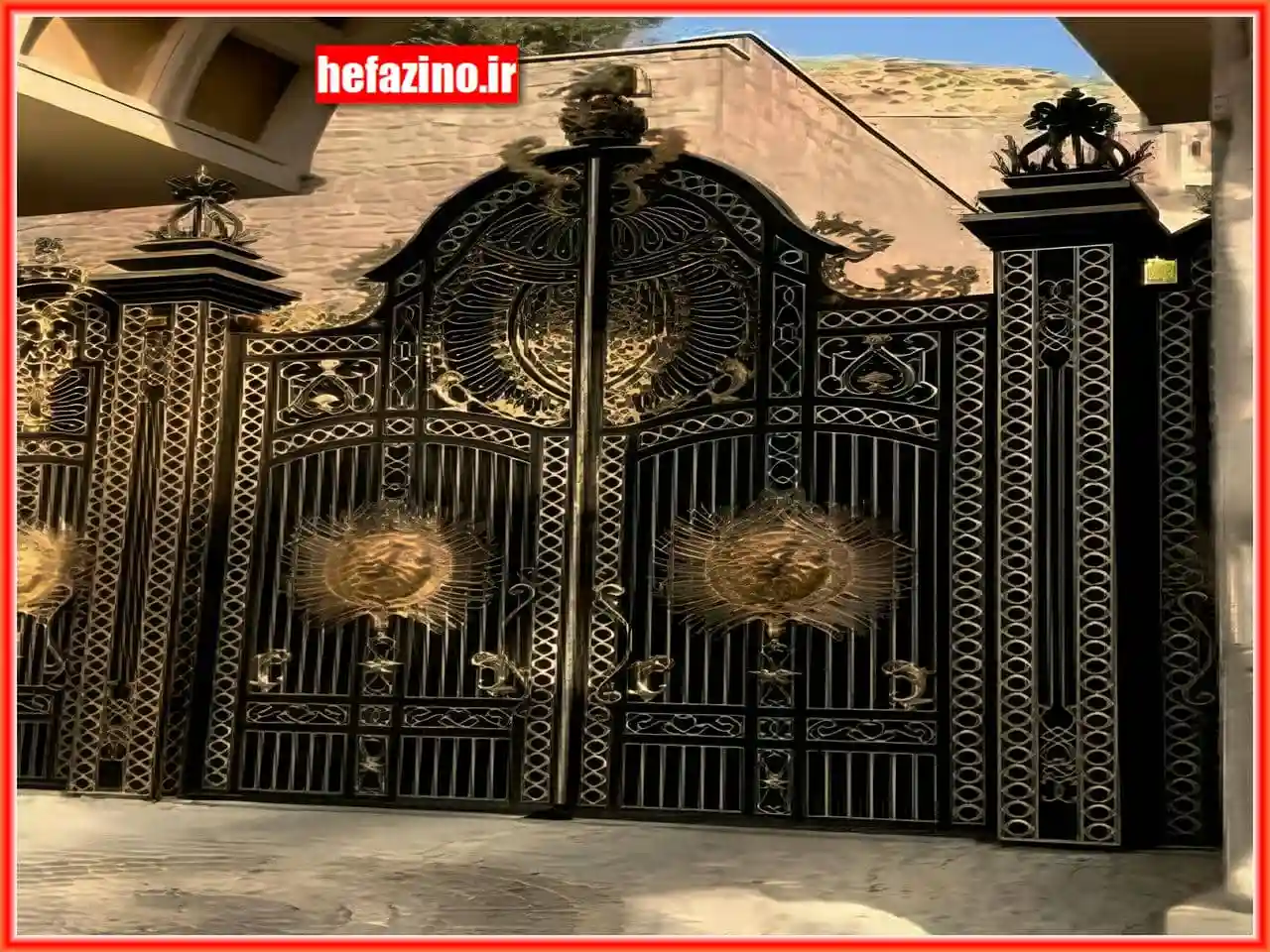 درب حیاط پارکینگی و مدل های مدرن برای ویلا و آپارتمان