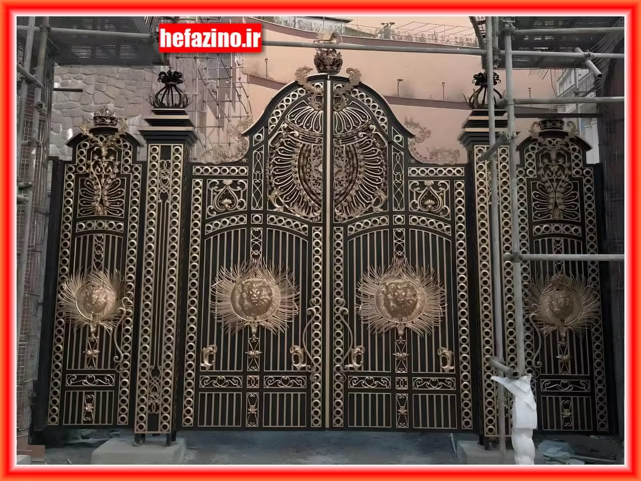 معرفی درب حیاط آهنی و فرفورژه