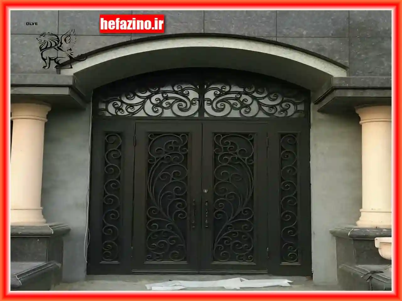 خرید درب فلزی حیاط و درب آهنی پیش ساخته