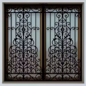 حفاظ پنجره مدل اشرافی زرین