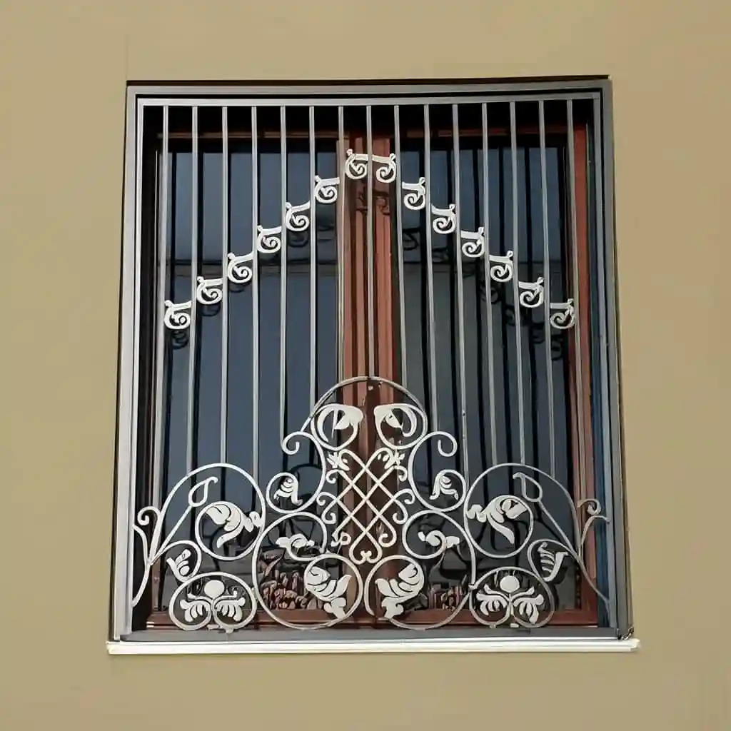 حفاظ پنجره فرفورژه تزئینی