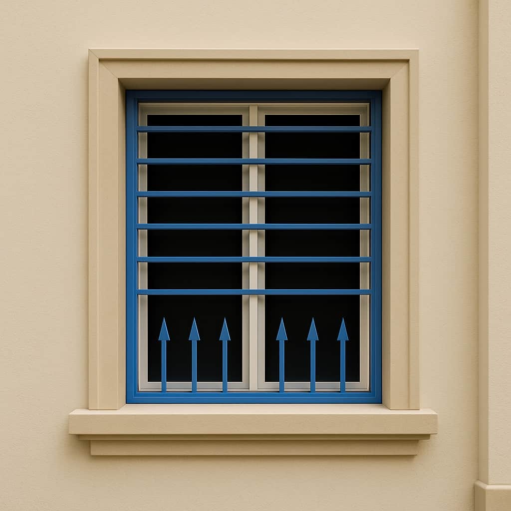 قیمت حفاظ پنجره فلزی