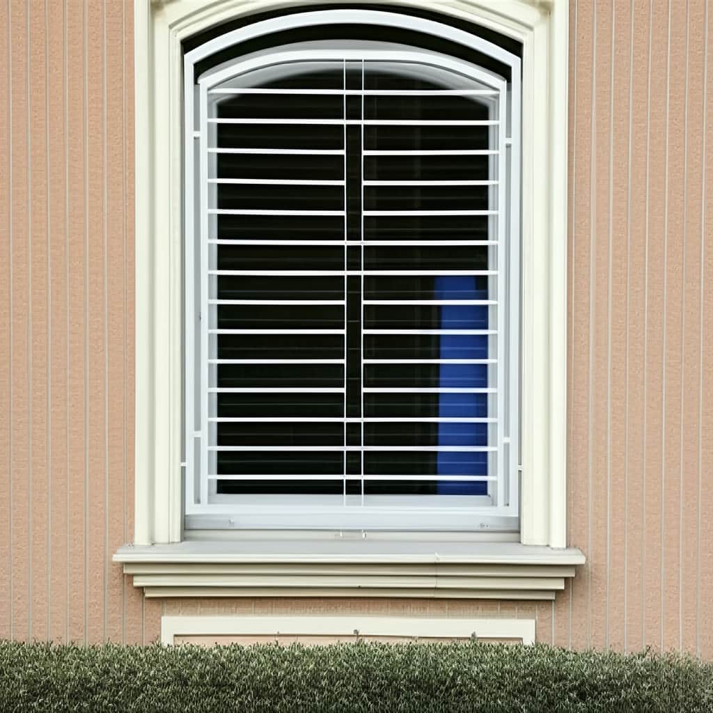 حفاظ پنجره ساده قوس دار