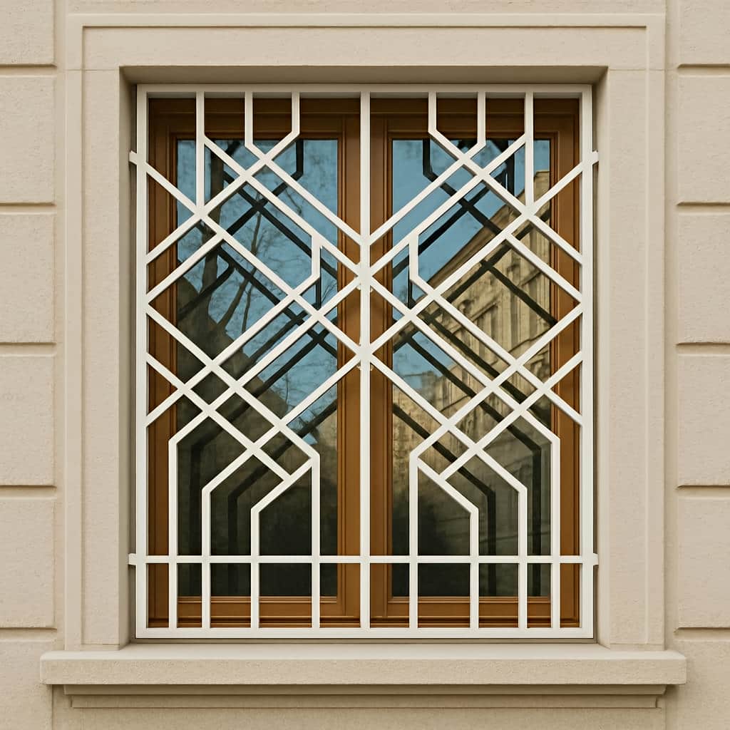 نرده فلزی مدرن