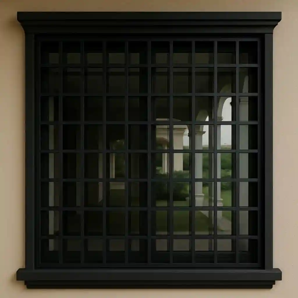 نرده فلزی ساده