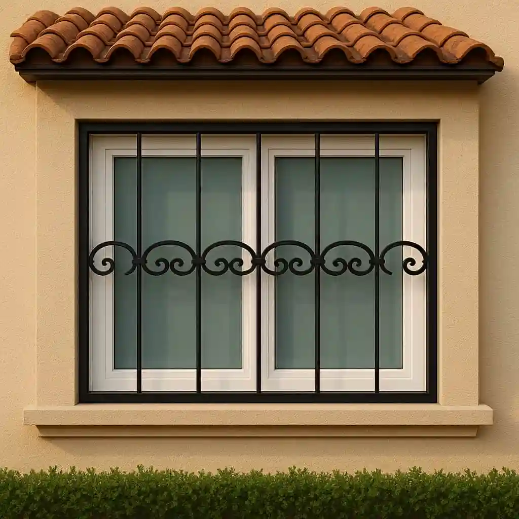 نرده پنجره فرفورژه