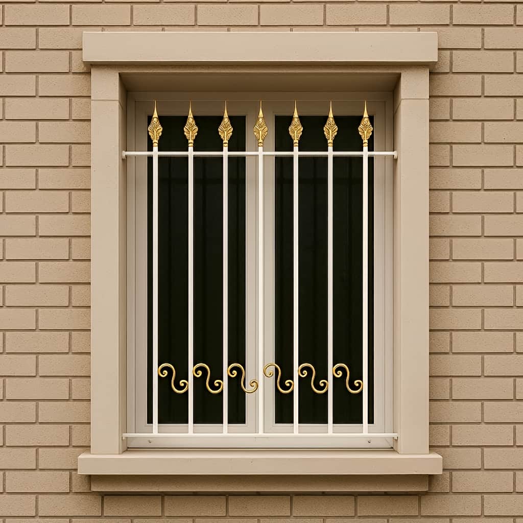 حفاظ پنجره مدل نیزه ای مارپیچ