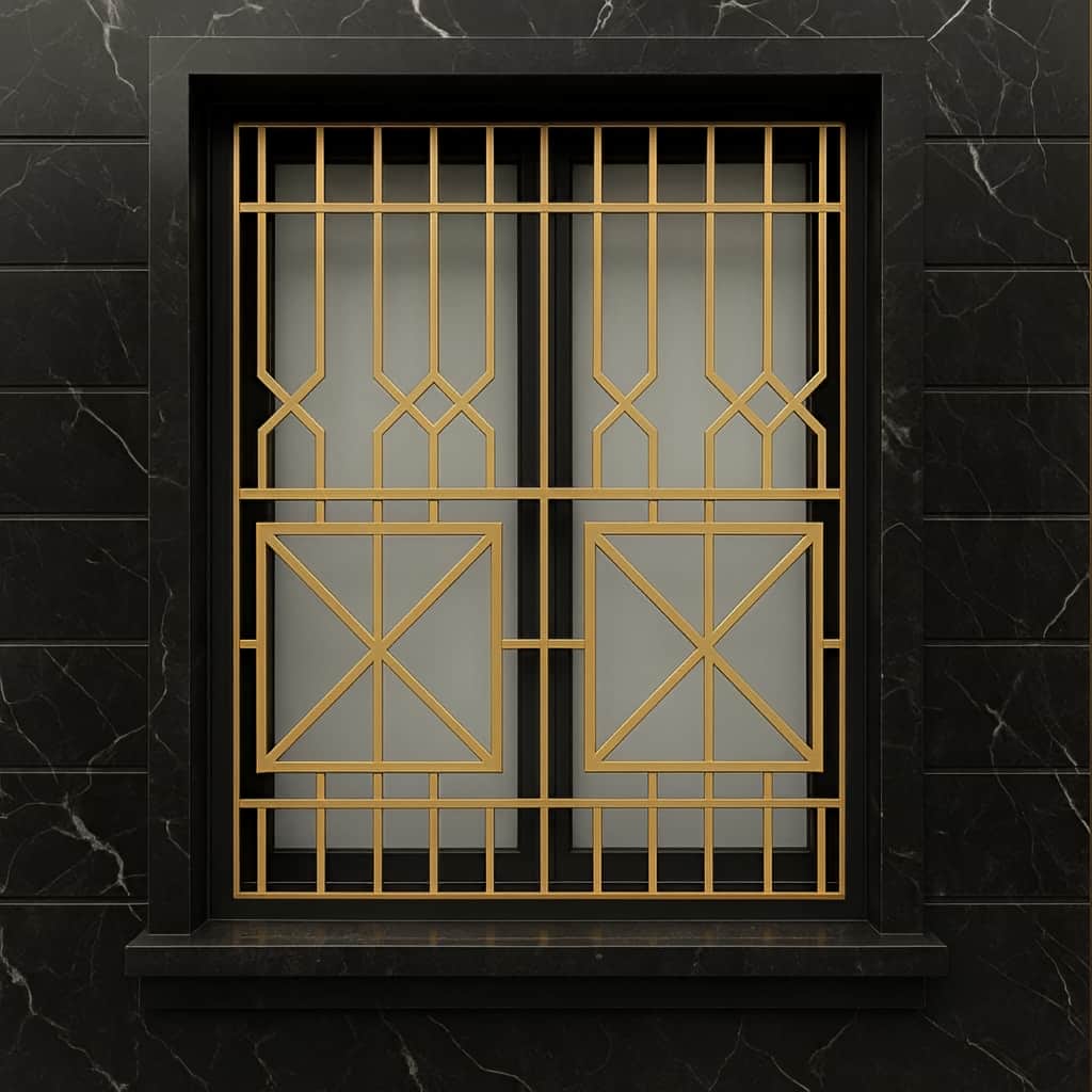 حفاظ پنجره مدل هندسی مدرن