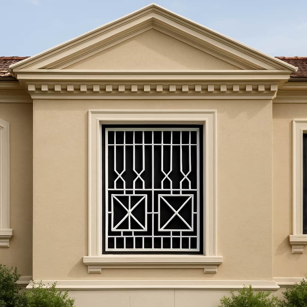 نرده فلزی هندسی