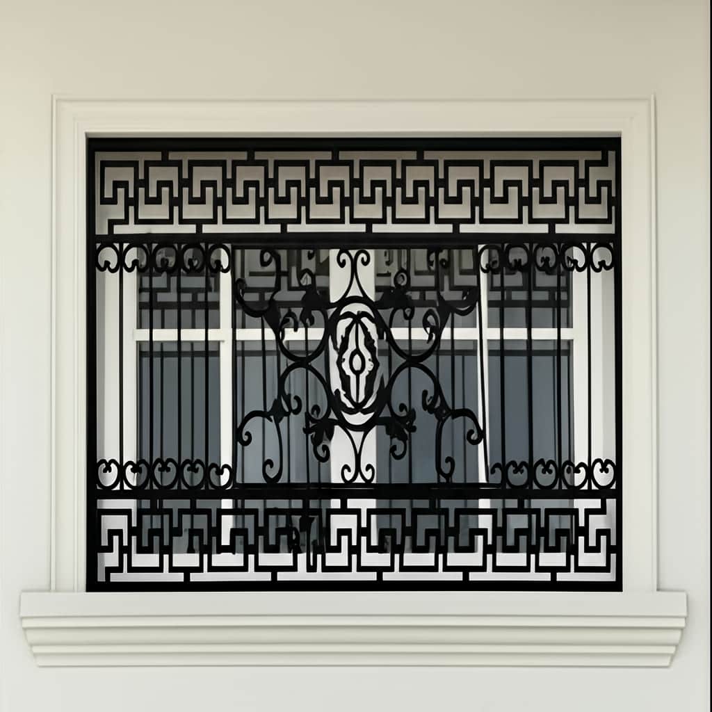 نرده فلزی فرفورژه