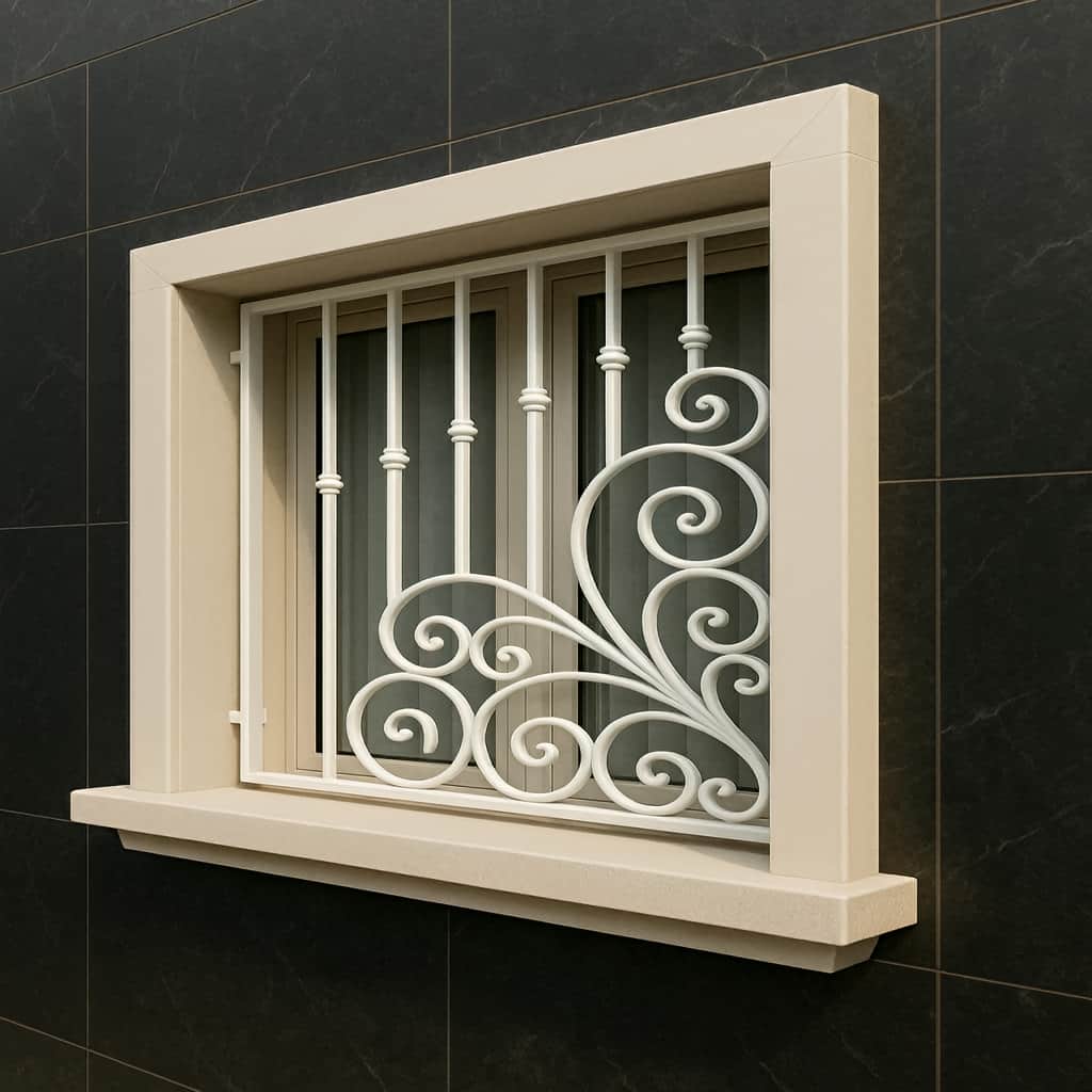 نصب حفاظ پنجره مدرن