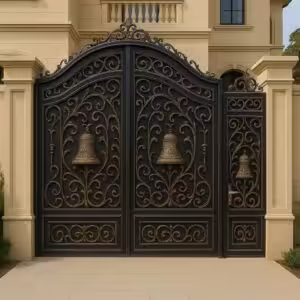 درب مدل زنگوله فرفورژه کلاسیک