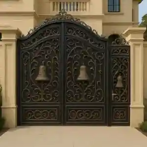 درب مدل زنگوله فرفورژه کلاسیک