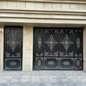 درب مدل صدفی فرفورژه کلاسیک