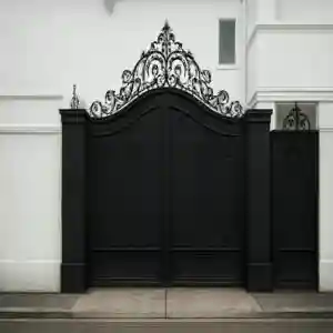 درب مدل غنچه فرفورژه کلاسیک