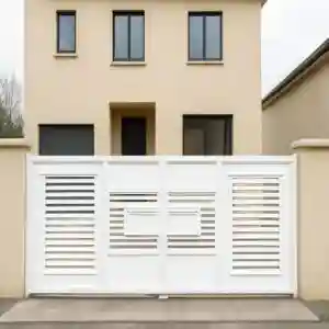 درب مدرن لیلاک فلزی ویلایی