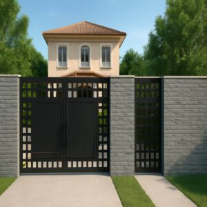 درب مدرن کوآدرا فلزی ویلایی