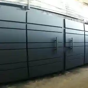 درب مدرن کیت کت افقی فلزی ویلایی