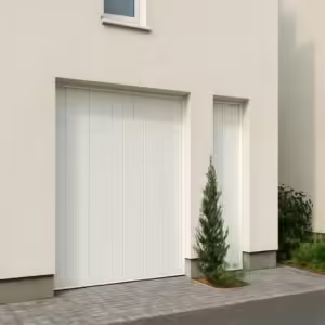 درب مدرن کیت کت عمودی فلزی ویلایی