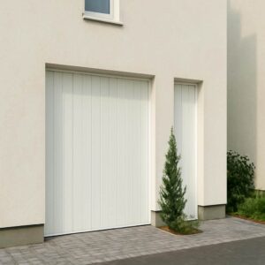 درب مدرن کیت کت عمودی فلزی ویلایی