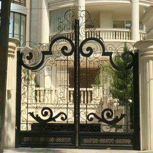 درب مدل نگین فرفورژه لوکس