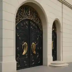 درب مدل پروانه فرفورژه زیبا