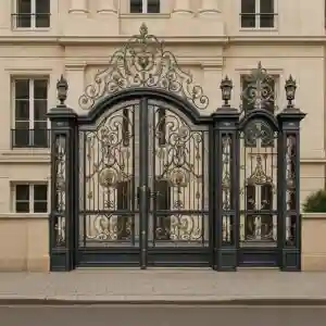 درب مدل پیچک فرفورژه کلاسیک