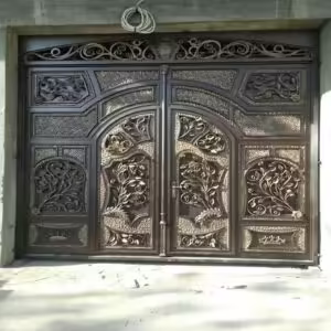 درب حیاط آهنی جدید و ارزان