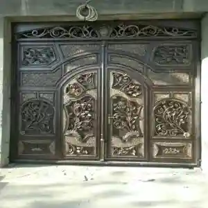 درب حیاط آهنی جدید و ارزان مدرن