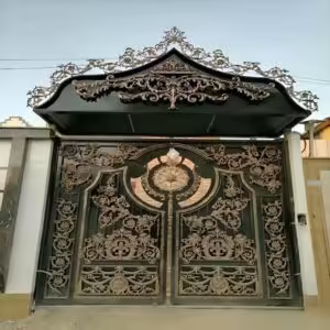 طراحی و ساخت درب پارکینگ فلزی مدرن