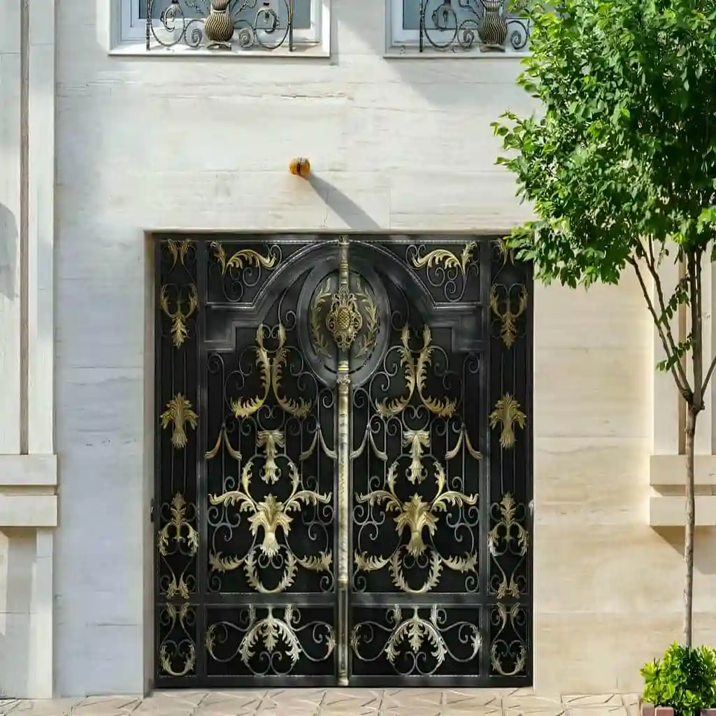 قیمت درب فلزی حیاط ویلایی مدرن