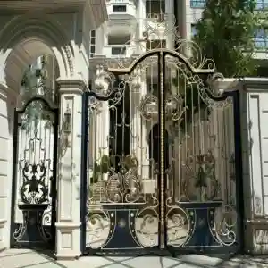 درب حیاط آهنی مدرن مقاوم