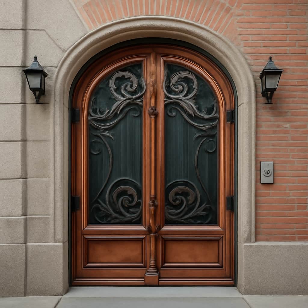 کارخانه ساخت درب مدل آرت نوا طرح چوب