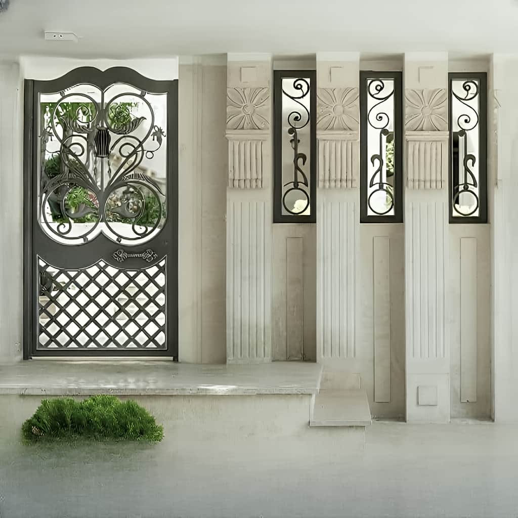 درب مدل ارغوان فرفورژه کلاسیک