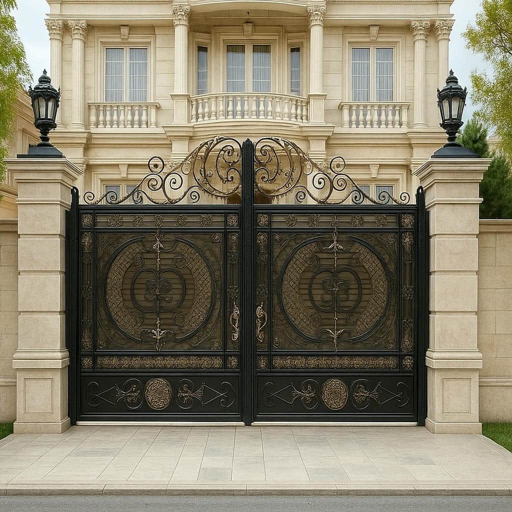 درب مدل ارکیده فرفورژه لوکس