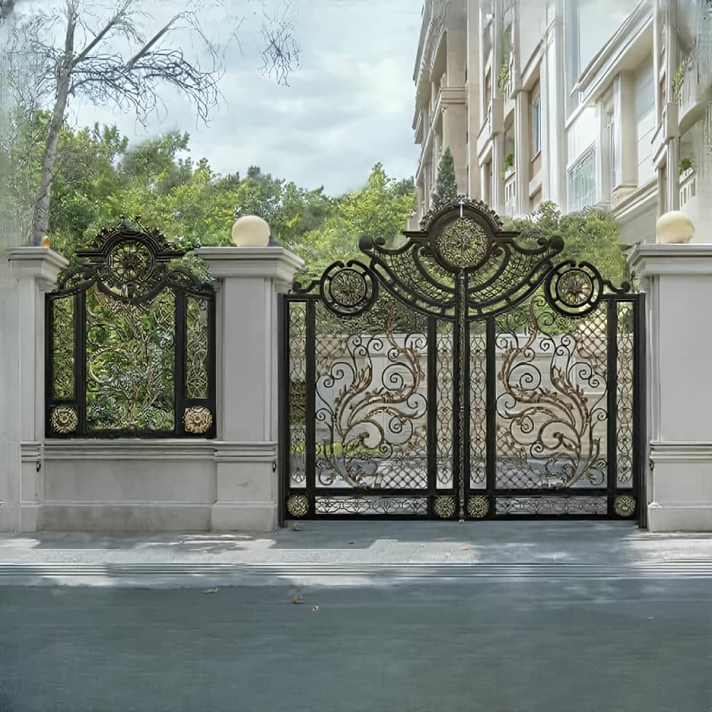 نصب درب مدل اقاقیا پارکینگی