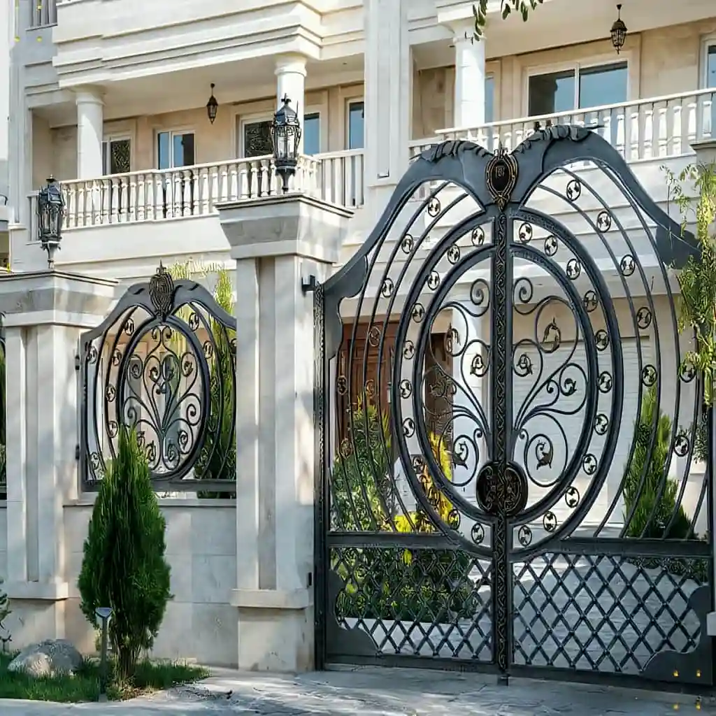 فروش درب مدل دایره مصور تزئینی