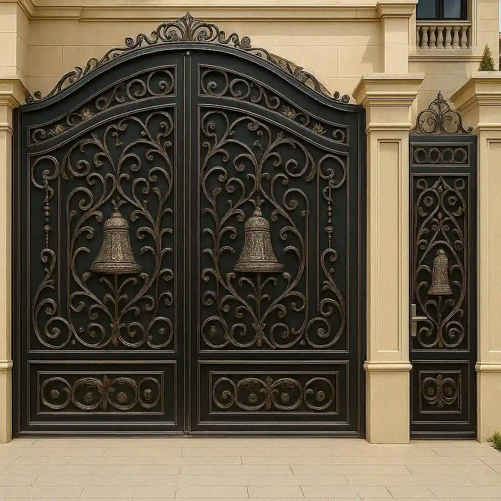 نصب درب مدل زنگوله لوکس