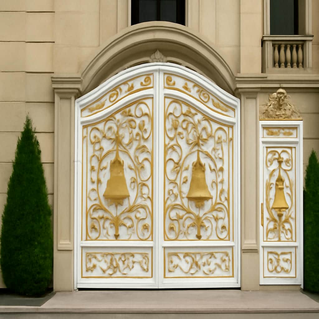 کارخانه تولید درب مدل زنگوله فرفورژه