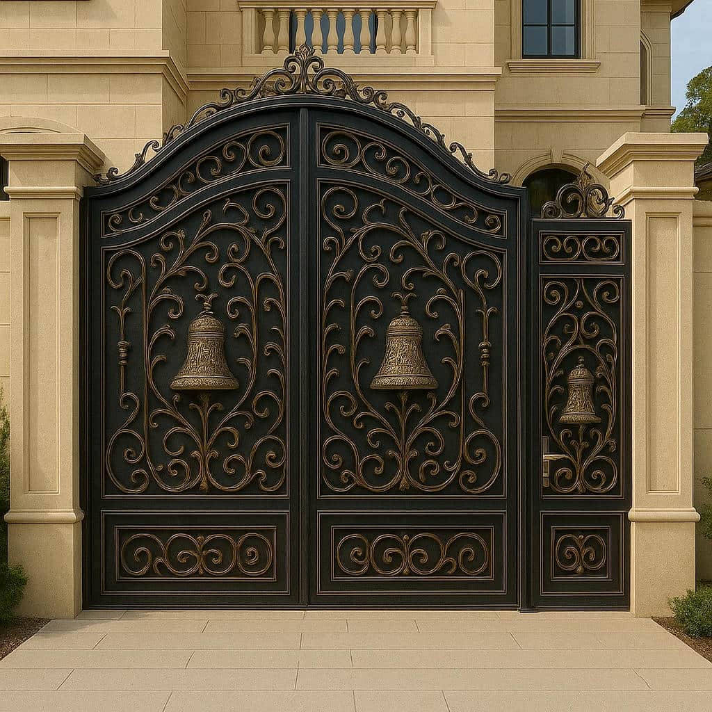 درب مدل زنگوله فرفورژه کلاسیک