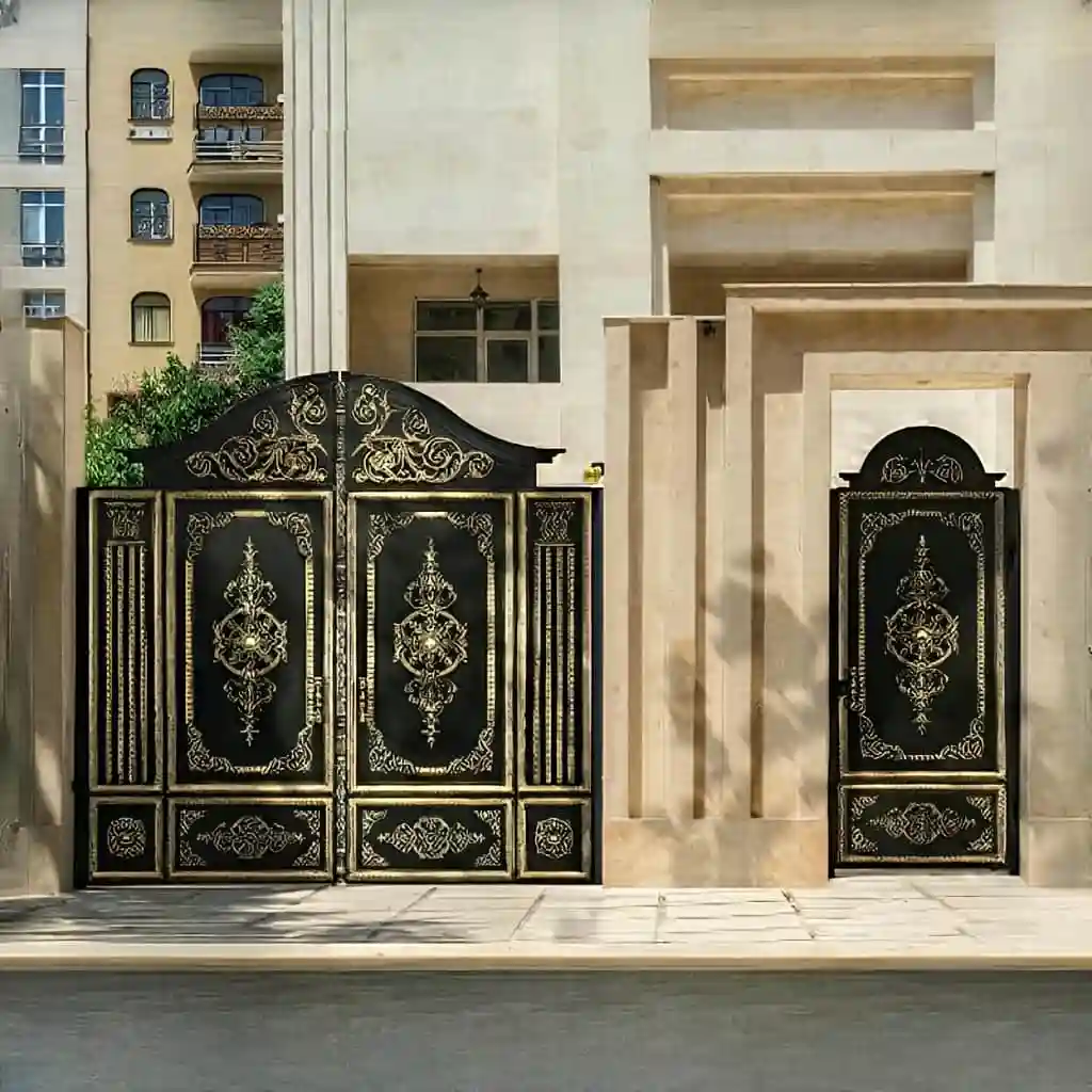 نصب درب مدل صدفی ویلایی