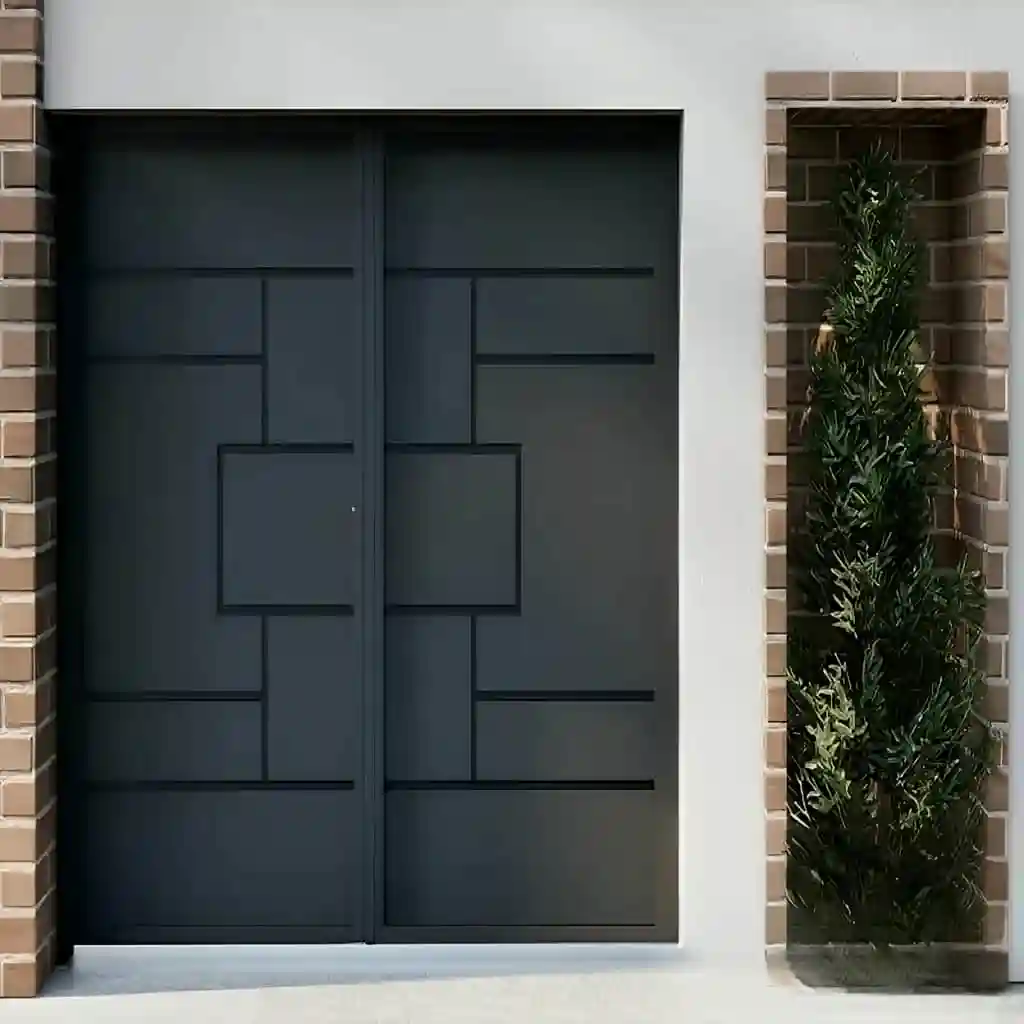 نصب درب مدرن دیلایت مستطیل لوکس