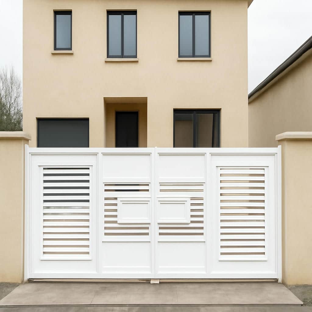 درب مدرن لیلاک فلزی ویلایی