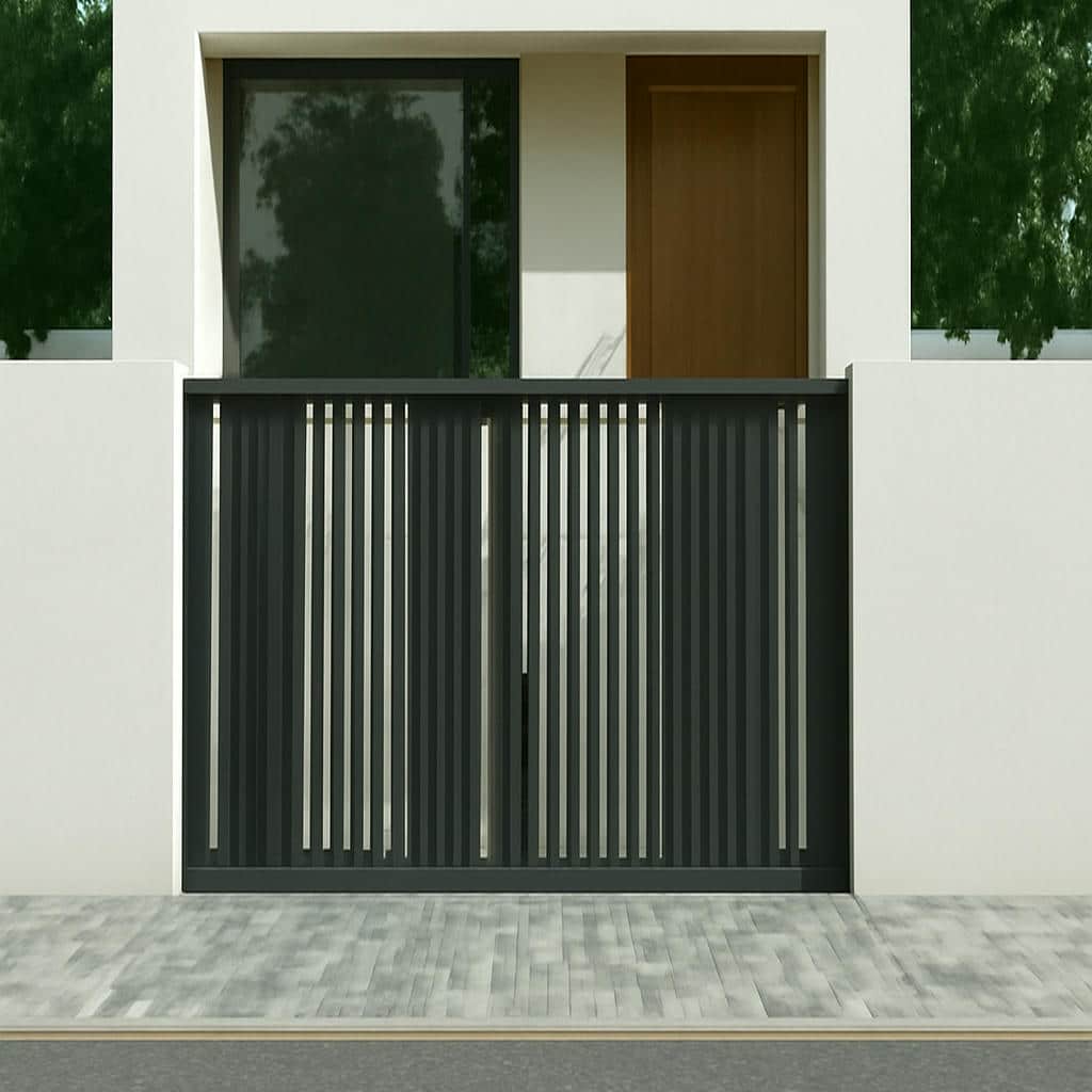 درب مدرن ویولا فلزی ویلایی