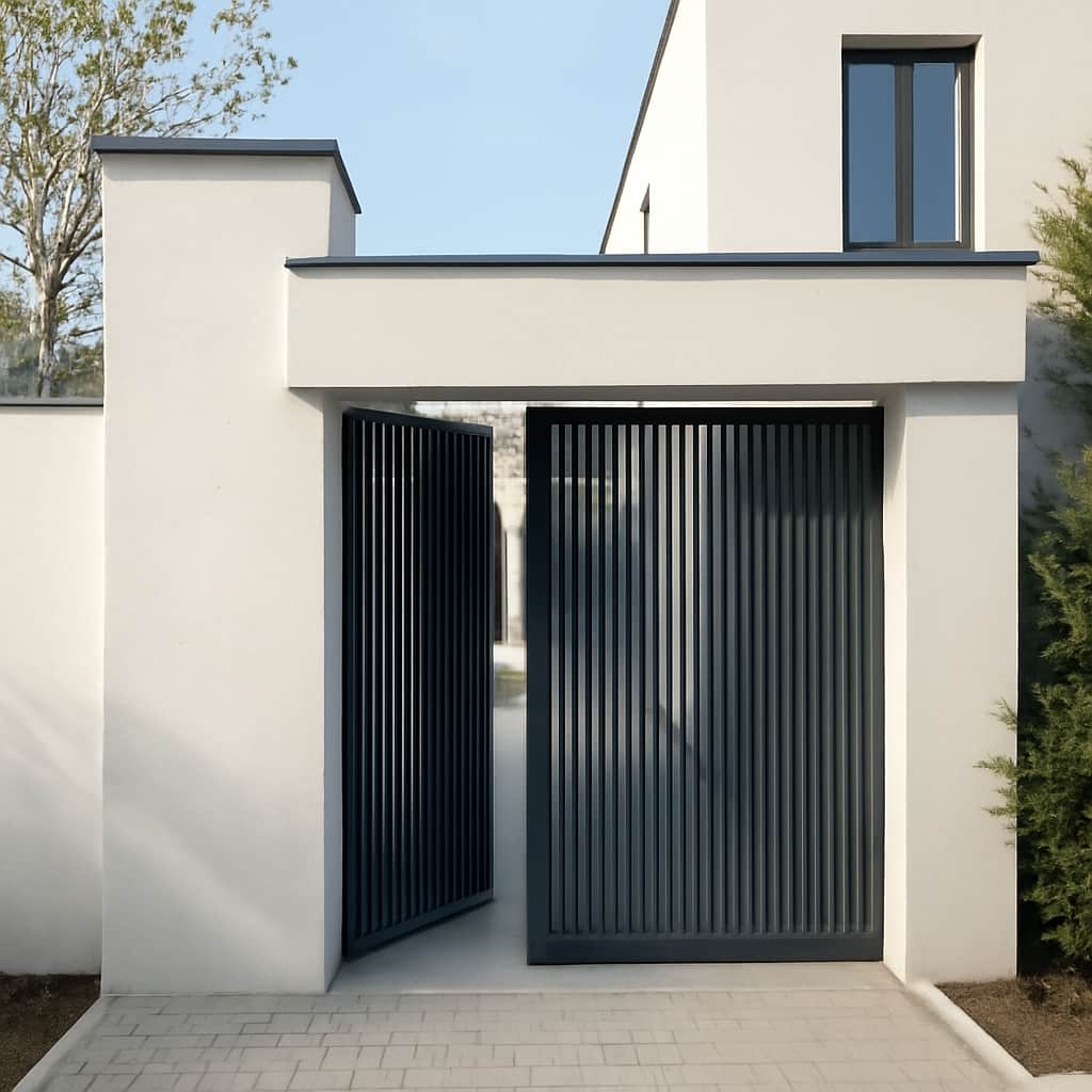 نصب درب مدرن پلازا لوکس