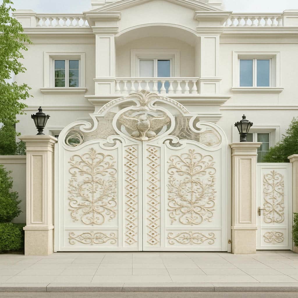 درب مدل میخک فرفورژه کلاسیک